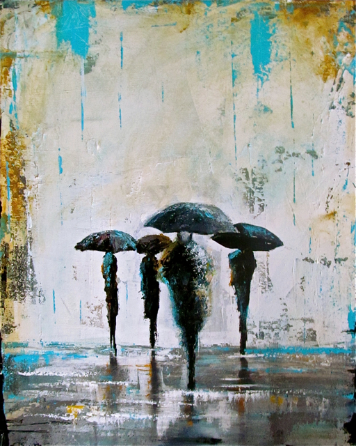 Tina Palmer - Rain Makers original painting